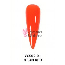PolyGel UV LED pentru unghii false Misscheering NEON Profesional de 15 ML -  YCS01 Neon Red